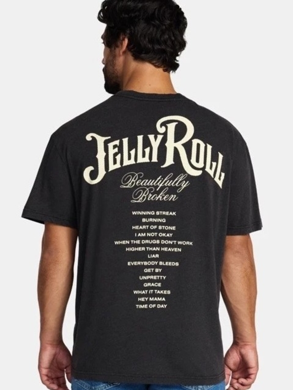 NWT Black Graphic Tee - Men's Casual Shirt Men's Size 3XL - Picture 3 of 7